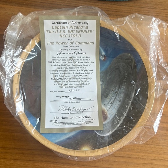 Star Trek Movie Plates USS Enterprise NCC-1701A NCC1701A - Picture 3 of 9